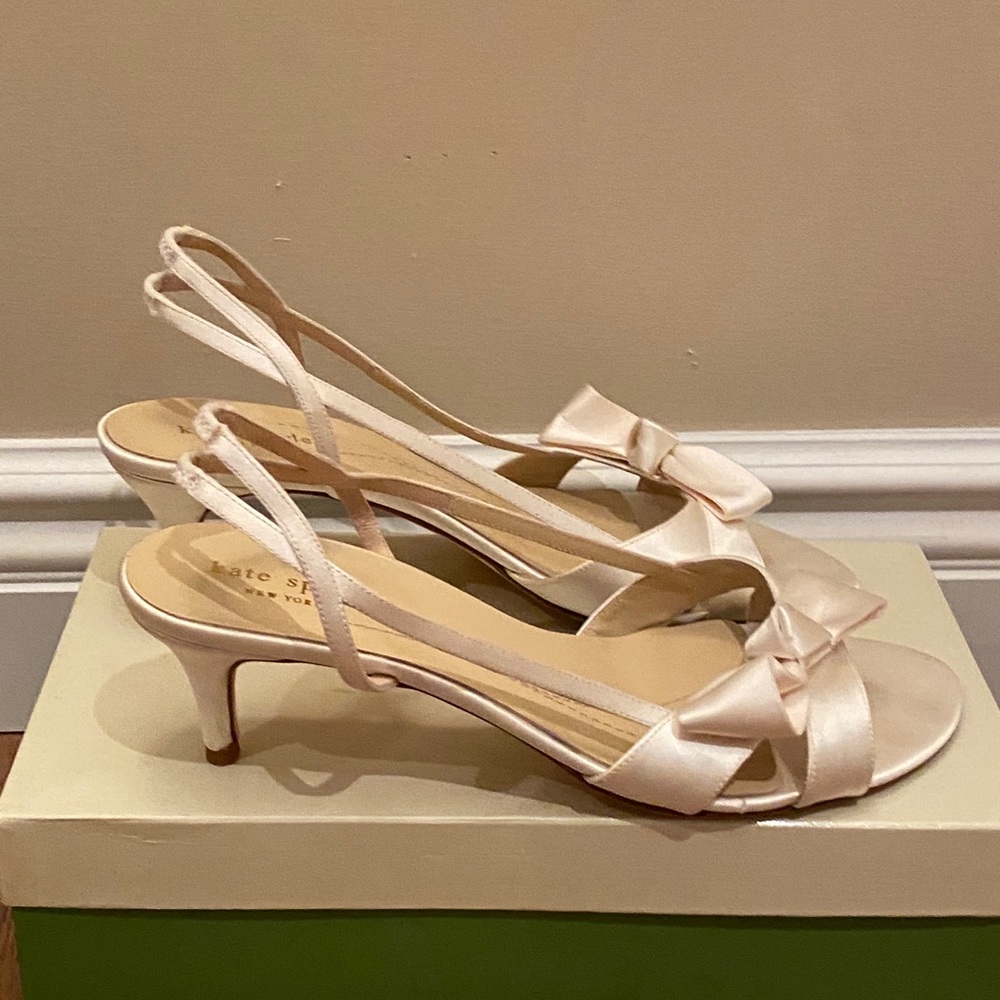 Kate Spade Satin Bow Heels
